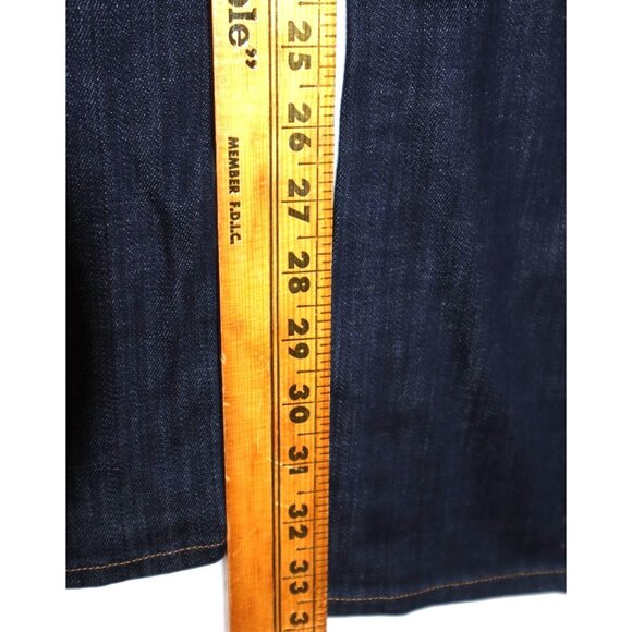 Hudson Jeans Dark Wash Bootcut 26 Clean Fit Street Classic Aesthetic - Picture 7 of 9